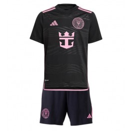 Inter Miami Uit tenue Kids 2024-25 Korte Mouw (+ Korte broeken)